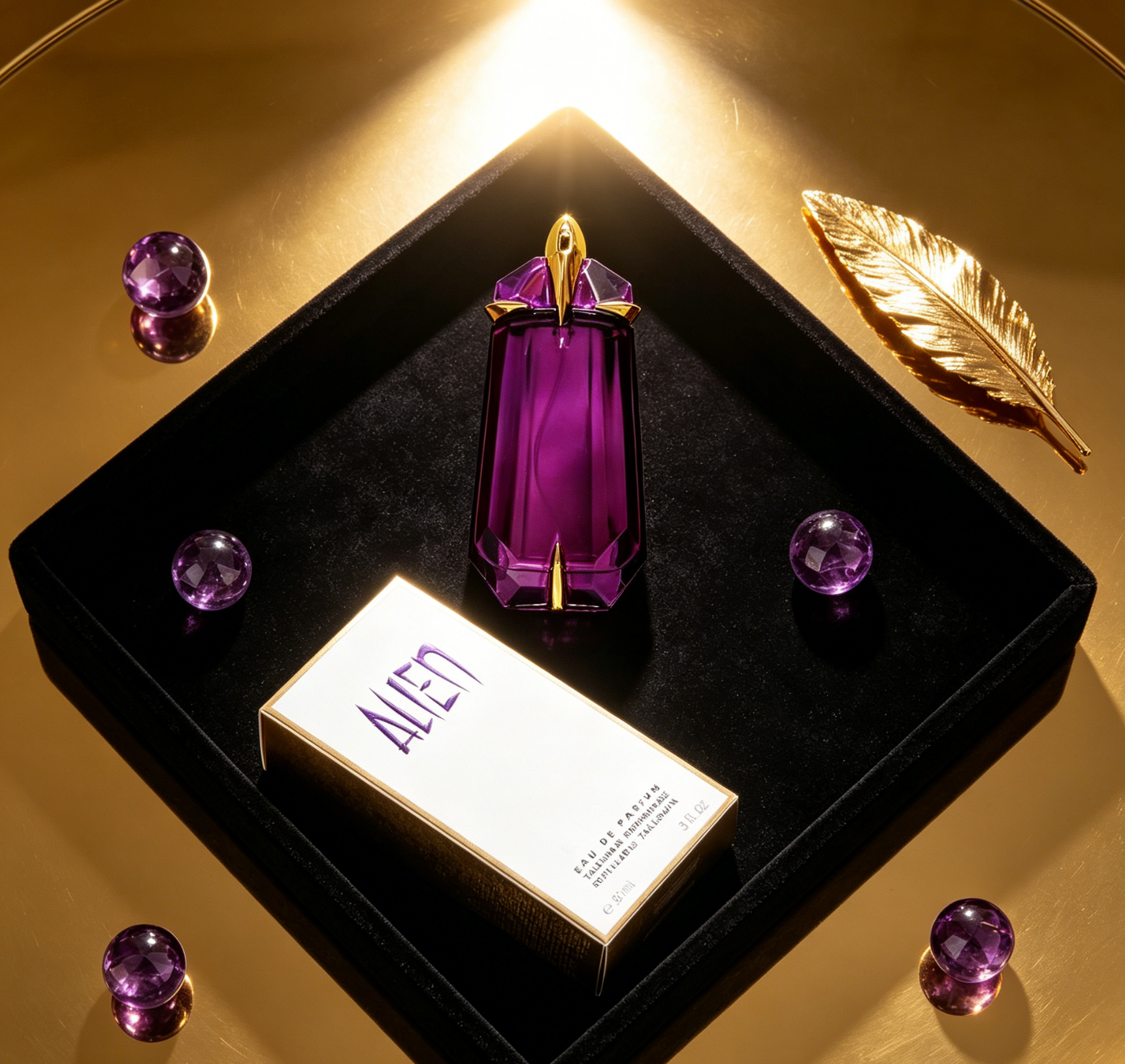 Classic Alien Purple Talisman Shaped Perfume High Concentration Long Wear Fragrance For Female Lovers.3OZ/90ml - Image 3