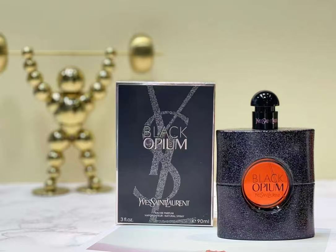 YSL Black Opium Eau de Parfum – The Iconic Seductive Coffee Floral,3Oz 90ml - Image 2