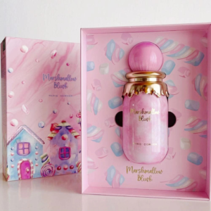 Paris Corner Marshmallow Blush EDP 3.4 Fl Oz | Un Exclusivo Perfume De Fresa De Malvavisco Gourmand Para Mujeres | Fragancia De Aroma Dulce De Larga Duración Para Uso Diario